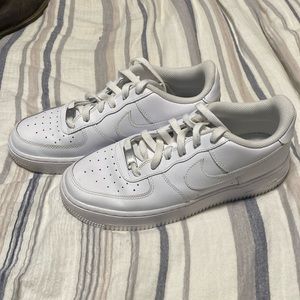 White Nike Air Force one